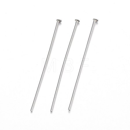 Tarnish Resistant 304 Stainless Steel Flat Head Pins STAS-F174-09P-C-1