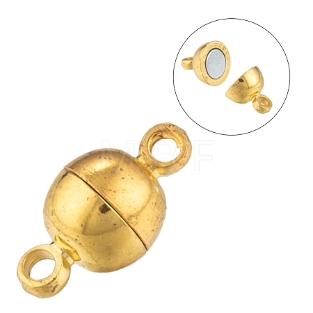 Brass Magnetic Clasps with Loops MC019-NFG-1