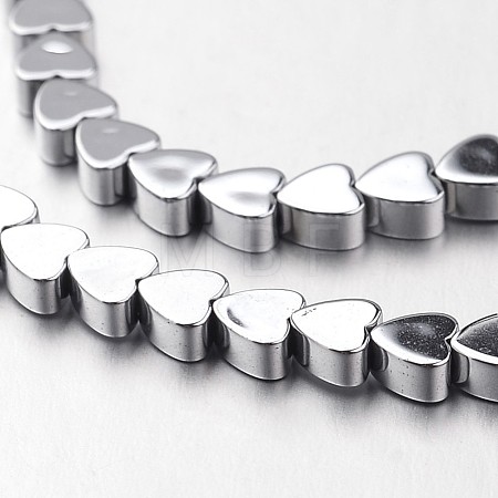 Electroplate Non-magnetic Synthetic Hematite Bead Strands X-G-F300-23A-01-1