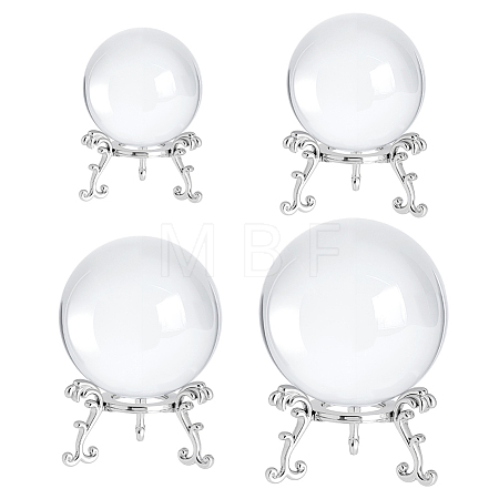 4Pcs Round Glass Crystal Ball AJEW-OC0015-70-1