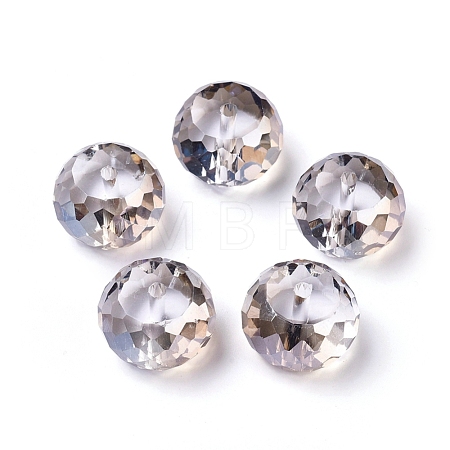 Electorplated Glass Beads EGLA-E005-10-1