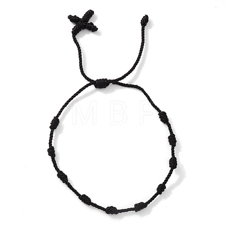 Bohemian Knotted Braided Nylon Cord Bracelets UQ5107-12-1
