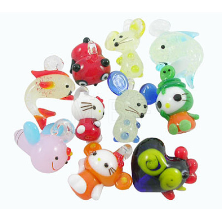 Handmade Lampwork Pendants X-M001J-1