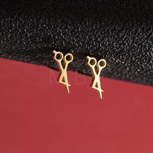 Stainless Steel Stud Earrings for Women PW-WGFE412-35-1