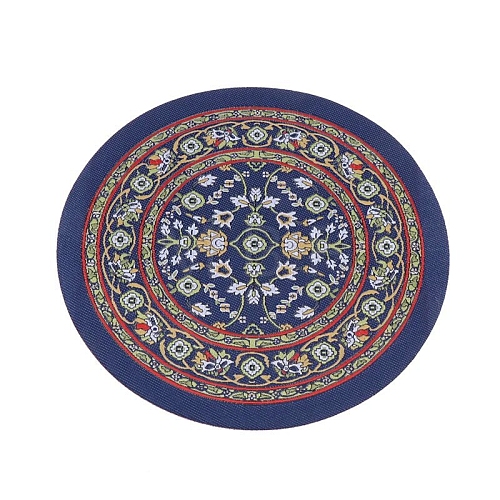 Turk Style Round Carpet Woven Floor Mat PW-WG98111-04-1