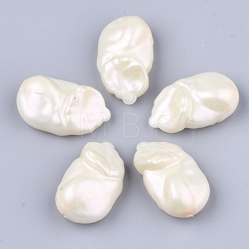 ABS Plastic Imitation Pearl Beads OACR-T006-229A-1