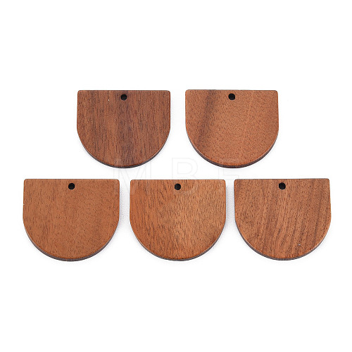 Natural Walnut Wood Pendants X-WOOD-N011-010-1