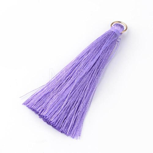 Nylon Thread Tassel Pendants Decoration FIND-Q065-3.5cm-A14-1