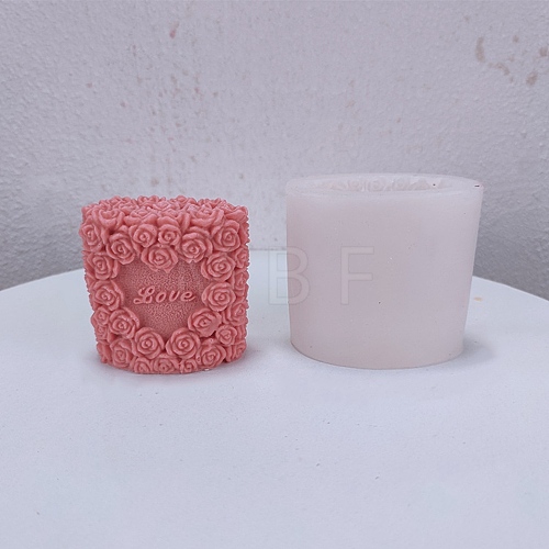 Valentine's Day Theme DIY Candle Food Grade Silicone Molds DIY-C022-14-1