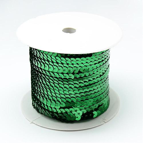 Plastic Paillette Beads PVC-Q085-6mm-4-1