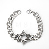 Punk & Viking 304 Stainless Steel Link Bracelets FS-WG44D5C-01-3
