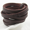 Flat Leather Jewelry Cord WL-WH0008-01C-03-1
