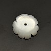 Flower Natural White Shell Beads SSHEL-N011-09-2
