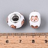 Opaque Resin European Beads RPDL-T004-01O-3