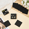 Acrylic Stud Earring Organizer Display Cards CDIS-WH0020-40A-02-4
