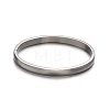 Fashionable Unisex 304 Stainless Steel Bangles BJEW-L552-05P-6mm-1