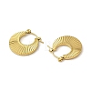 304 Stainless Steel Hoop Earrings for Women EJEW-B054-02G-2