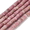 Natural Rhodonite Beads Strands G-Z110-A08-2x4mm-2