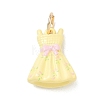 Brass Enamel Pendants KK-CBA1122-01G-01-1