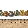 Painted Glass Beads Strands GLAA-H042-01-4