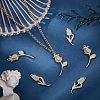 SUPERFINDINGS 16Pcs 2 Style  Rack Plating Alloy Pendants PALLOY-FH0001-80-2