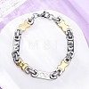 201 Stainless Steel Link  Chain Bracelets BJEW-B078-156GP-1