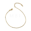 Brass Link Chain Bracelets for Women BJEW-G735-06G-4