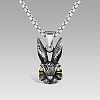 Vintage 304 Stainless Steel Animals Pendant Necklaces for Men WG6A848-02-1