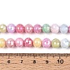Anti-Tarnish Electroplate Glass Beads Strands GLAA-N056-8mm-01-4