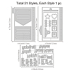 Carbon Steel Cutting Dies Stencils DIY-WH0309-1060-6