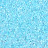 6/0 Inside Colours Transparent Glass Seed Beads SEED-T007-07E-2