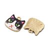 Alloy Enamel Pendants ENAM-V002-04G-05-2