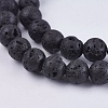 Natural Lava Rock Bead Strands LS-G-R193-18-6mm-3