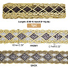   Polyester Embroidery Mesh Lace Ribbons OCOR-PH0002-43-2
