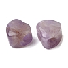 Natural Amethyst European Beads G-C269-01K-2