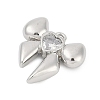 Brass Micro Pave Cubic Zirconia Pendants LS-ZIRC-P122-05B-P01-2