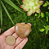 Sandalwood Wooden Heart Display Decorations AJEW-WH20054-222B-3