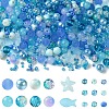 Mixed Styles Glass Beads GLAA-YW0003-73B-1