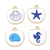 Printed Brass Pendants KK-CBAF9BC-04G-1