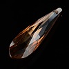 Faceted Teardrop Glass Pendants GLAA-O008-E-2