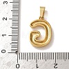 304 Stainless Steel Micro Pave Clear Cubic Zirconia Pendants CU-CBA703A-05G-G-3