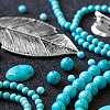 GOMAKERER 6 Styles Synthetic Turquoise Beads Strands Sets TURQ-GO0001-01-6