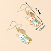 Zinc Alloy Enamel Dangle & Drop Earrings FS-WGC3D93-02-1