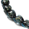 Handmade Dichroic Foil Glass Beads Strands DICH-U001-03E-3