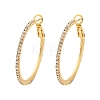 Brass Micro Pave Cubic Zirconia Stud Earrings EJEW-R025-32G-4