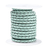 Braided Cowhide Leather Cord NWIR-N005-01F-3mm-1