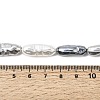 Electroplated Glass Shell Pearl Beads Strands BSHE-B009-C02-7x21mm-4