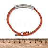 Round Nylon Milan Cord Slider Bracelet Making BJEW-L722-01P-11-3
