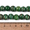 Handmade Gold Sand Lampwork Beads Strands LAMP-Q041-10B-4
