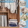 Large Capacity Transparent PVC Plastic Zipper Bags with Handle for Book Storage ABAG-WH0045-92B-5
